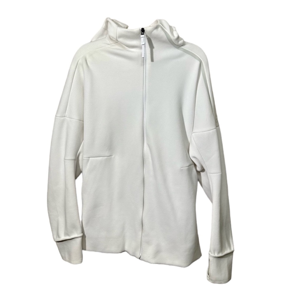 adidas white hoodie Size Large Men’s Y2K streetwear trendy